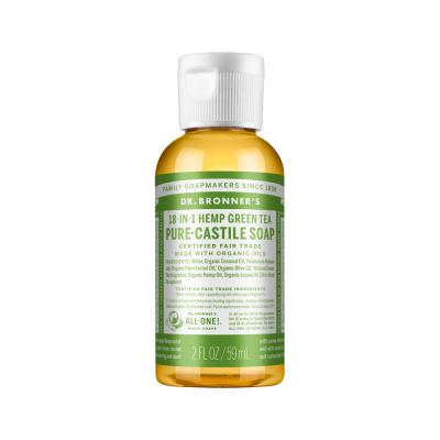 Dr. Bronner's Pure-Castile Soap Liquid (Hemp 18-in-1) Green Tea 59ml